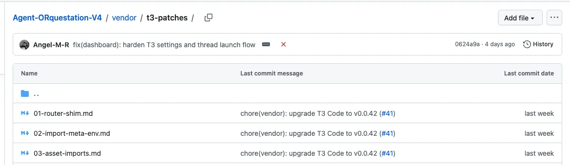 t3-patches folder with the patches in markdown format